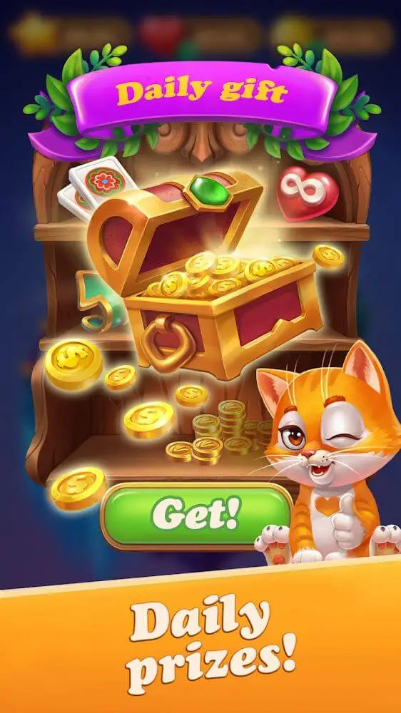 Screenshot of the Mahjong Magic Islands app
