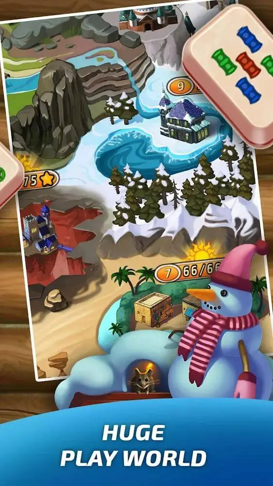 Screenshot of the Mahjong Village app