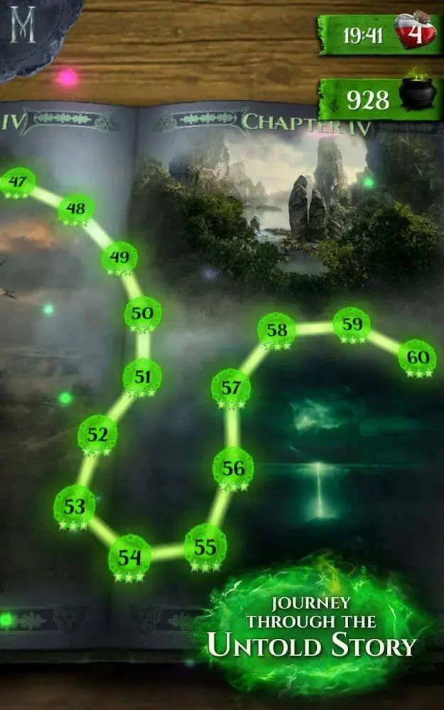Screenshot of the Maleficent Free Fall app