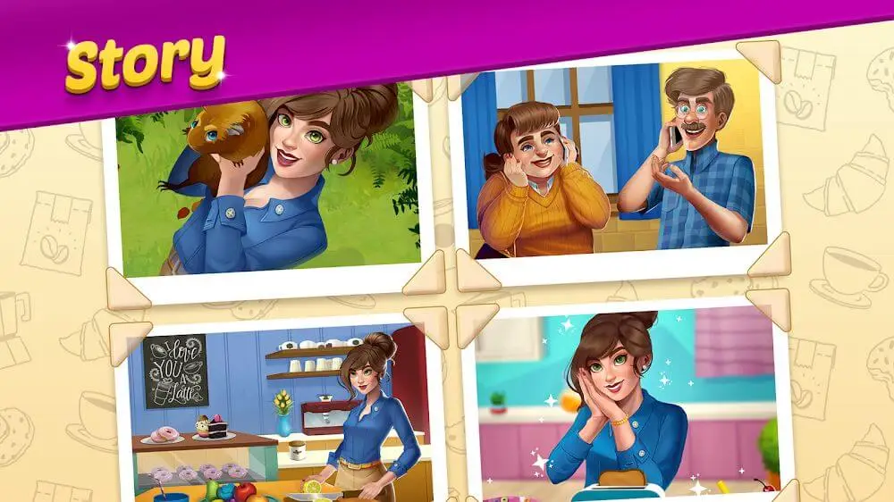 Screenshot of the Mansion Cafe: Renovation Story game
