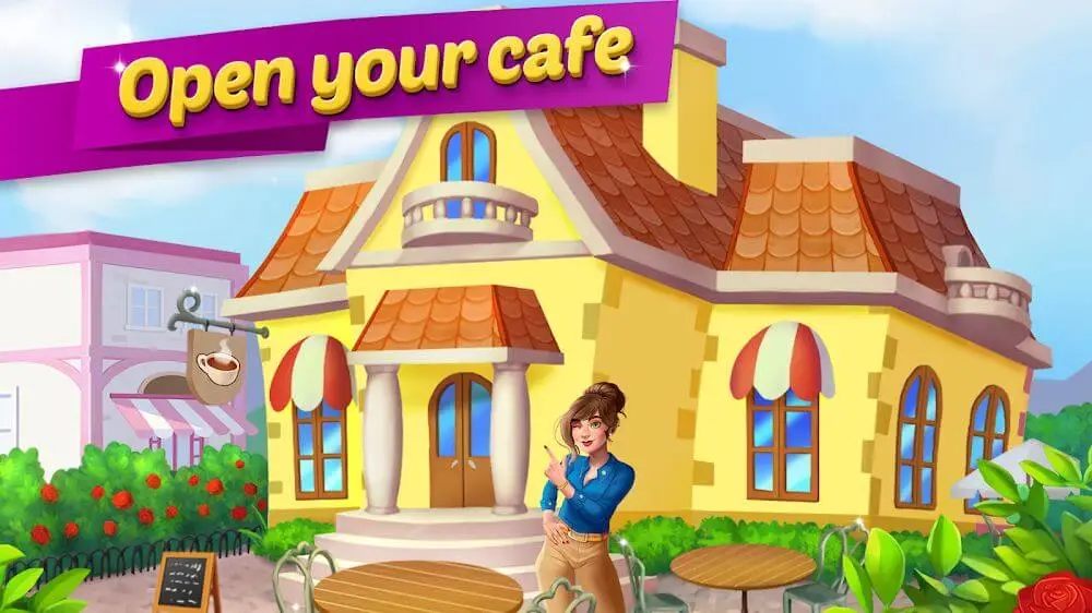 Screenshot of the Mansion Cafe: Renovation Story game