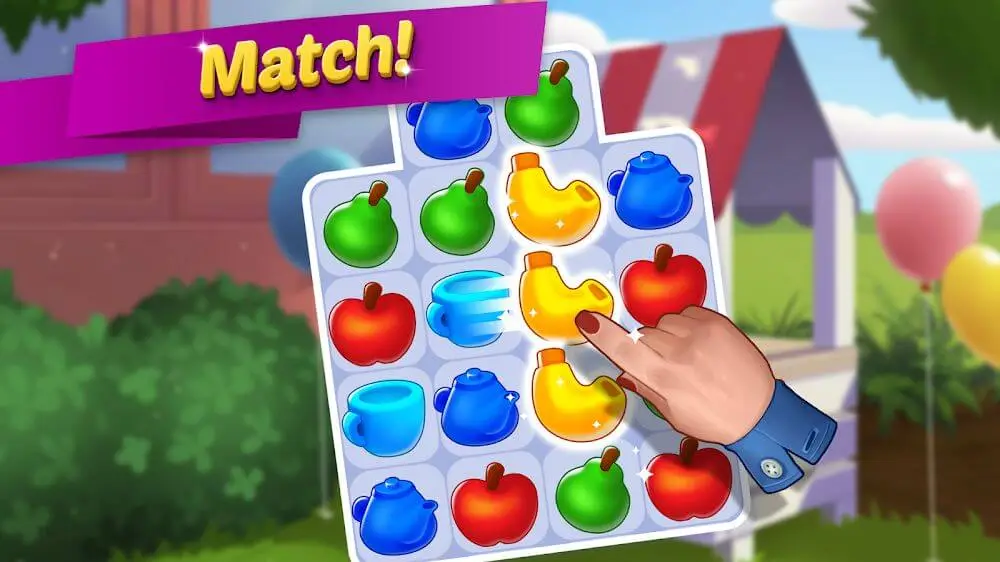 Screenshot of the Mansion Cafe: Renovation Story game
