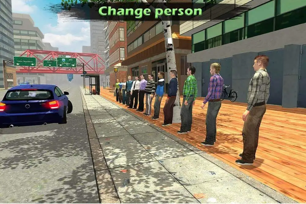 Screenshot of the Manual gearbox Car parking game