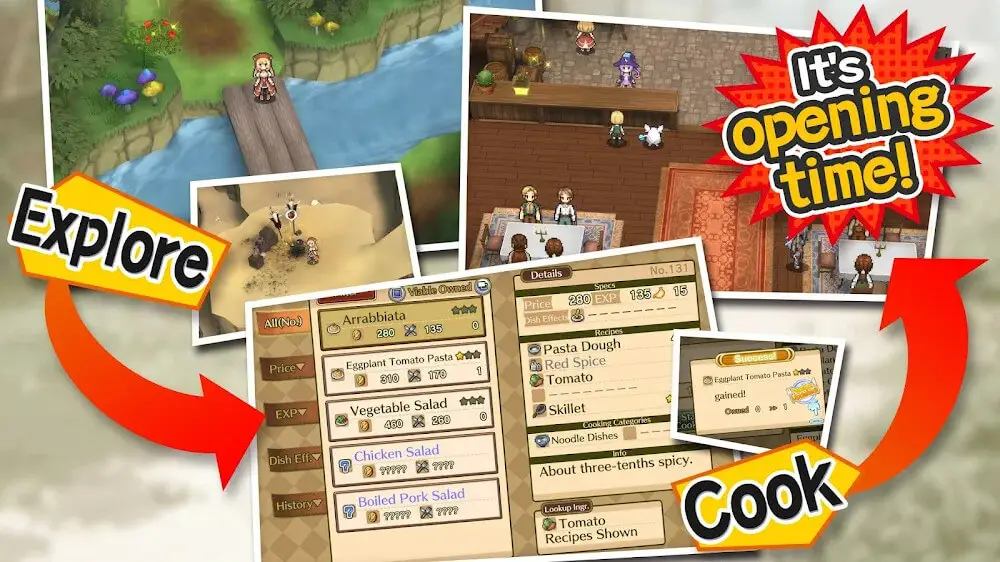 Screenshot of the Marenian Tavern Story game