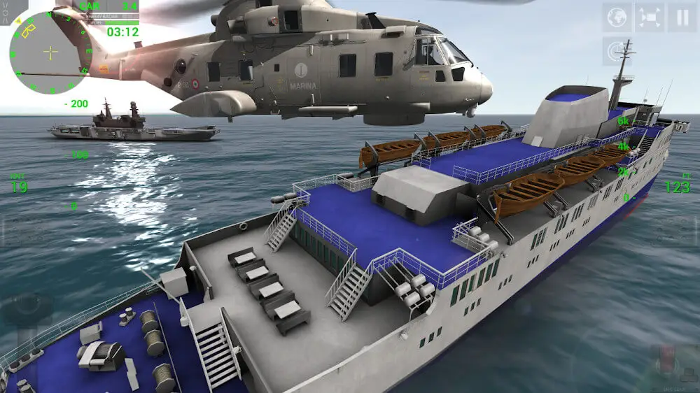 Screenshot of the Marina Militare It Navy Sim game