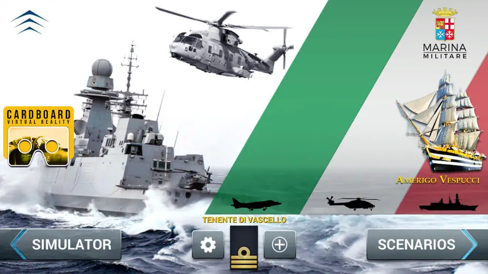Screenshot of the Marina Militare It Navy Sim game