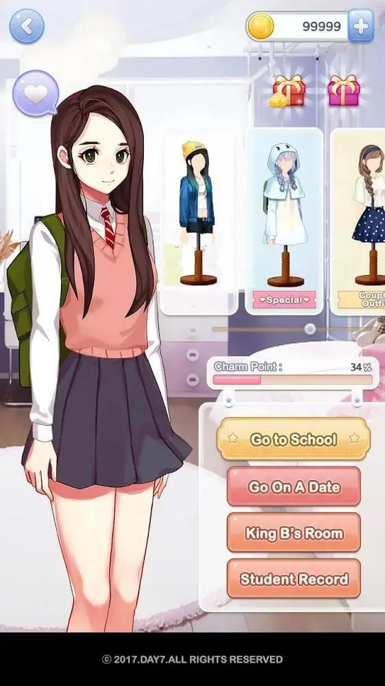 Screenshot of the Marked by King Bs app
