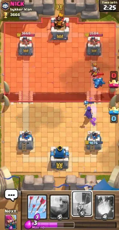 Screenshot of the Master Royale app