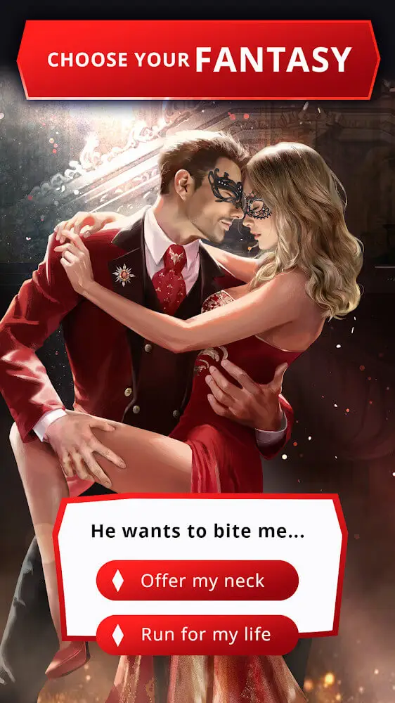 Screenshot of the Maybe: Interactive Stories app