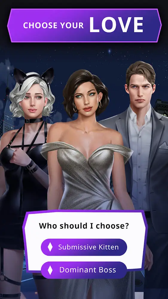 Screenshot of the Maybe: Interactive Stories app