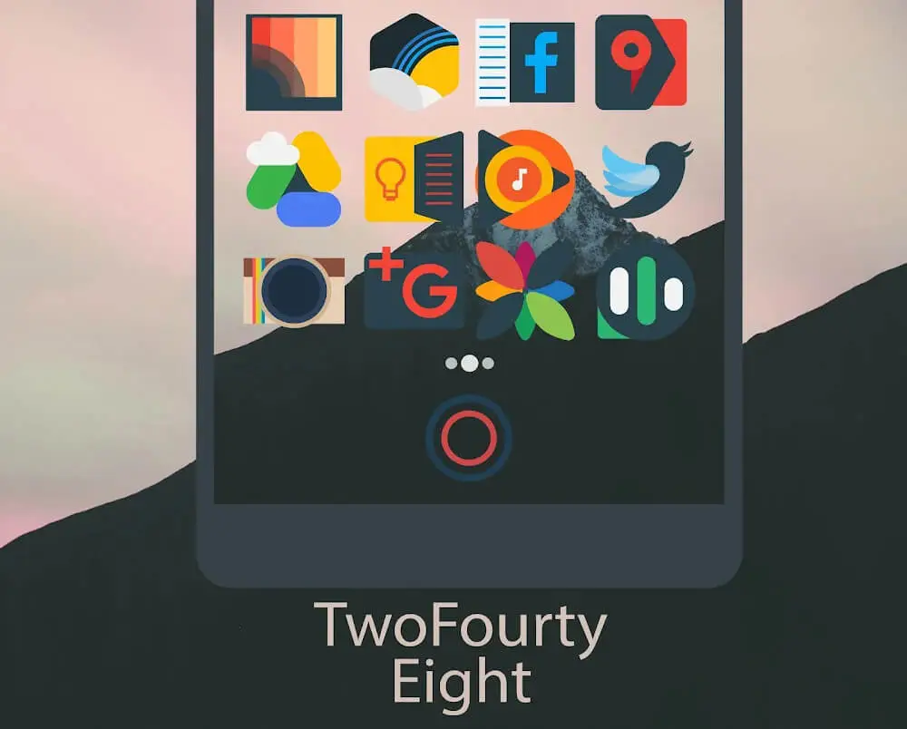 Screenshot of the Mellow Dark - Icon Pack game