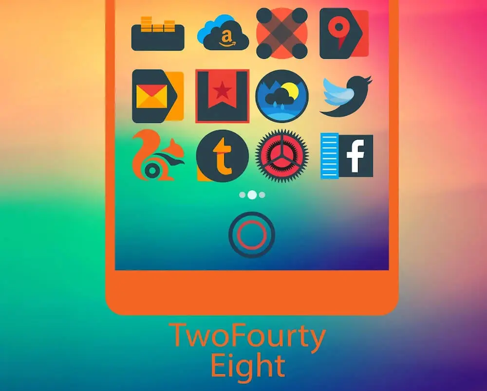 Screenshot of the Mellow Dark - Icon Pack game