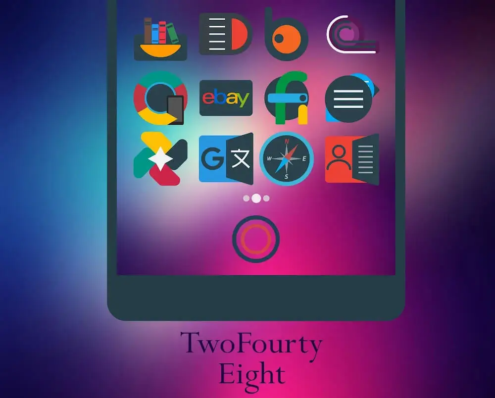 Screenshot of the Mellow Dark - Icon Pack game