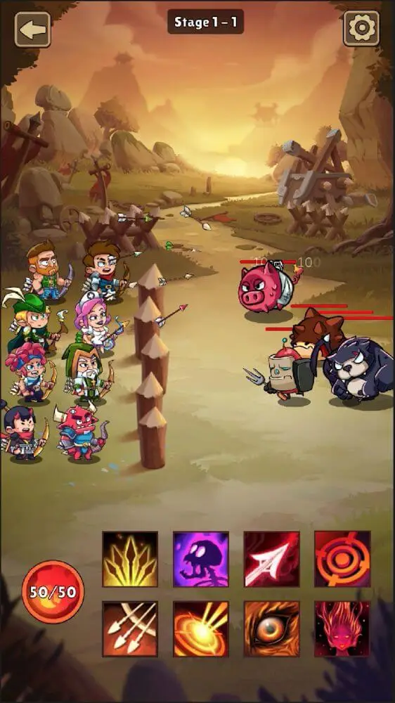 Screenshot of the Merge Battle app
