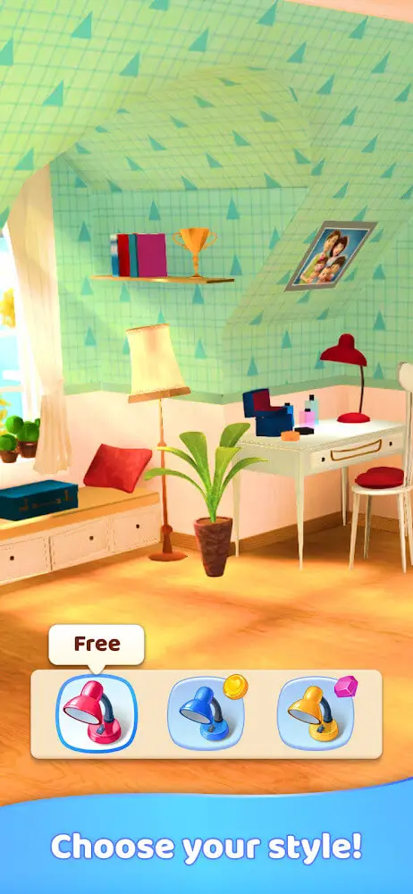 Screenshot of the Merge Decor app