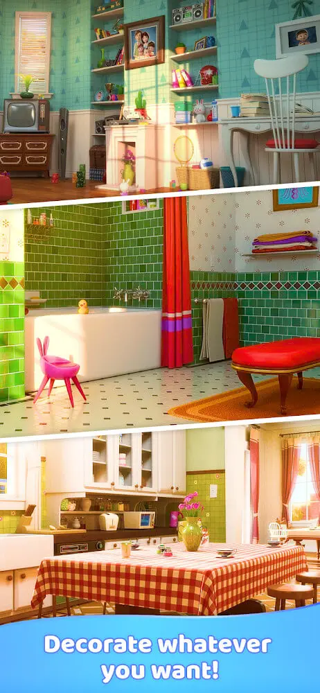 Screenshot of the Merge Decor app