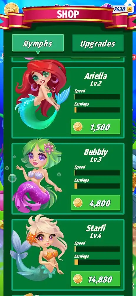 Screenshot of the Merge Fairies app