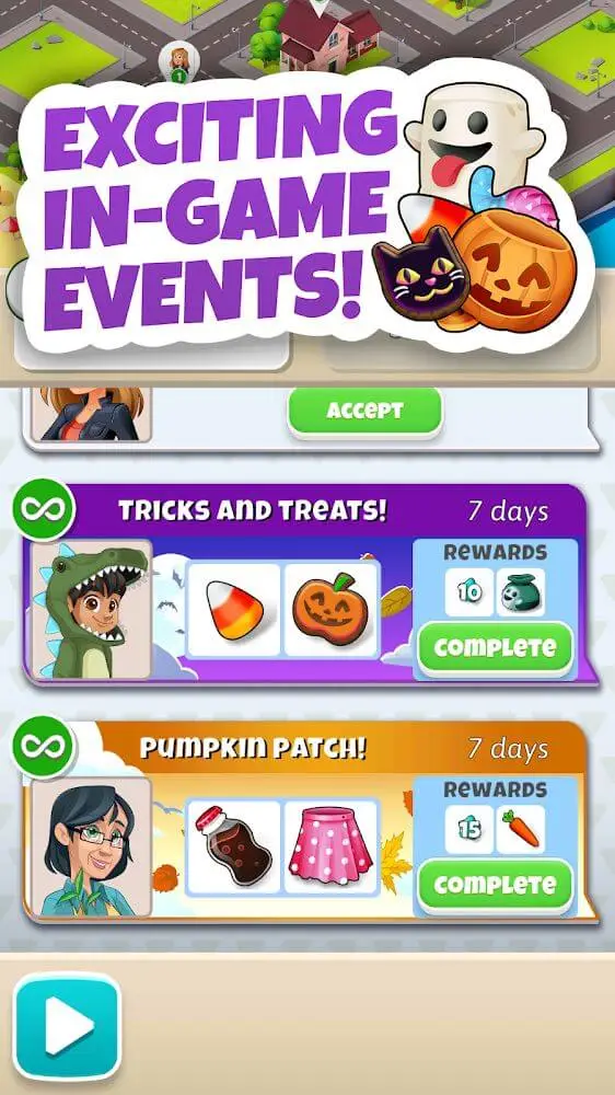 Screenshot of the Merge Friends app