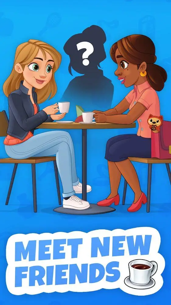 Screenshot of the Merge Friends app