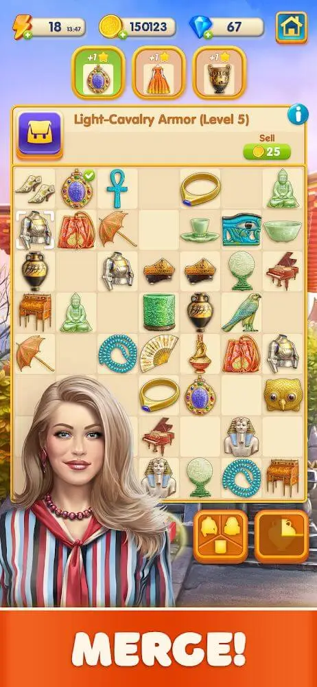 Screenshot of the Merge Journey app