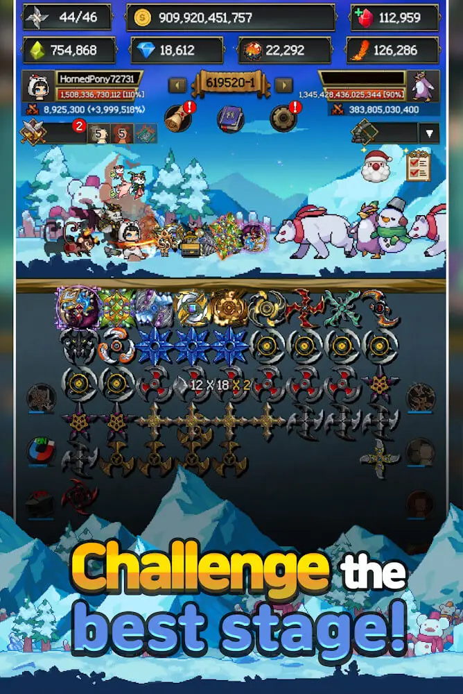 Screenshot of the Merge Ninja Star 2 app