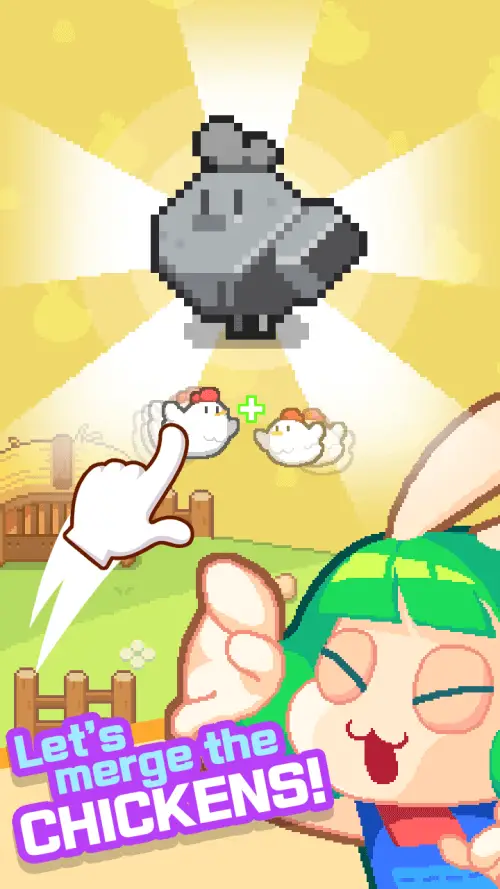 Screenshot of the Merge Pixel Farm app