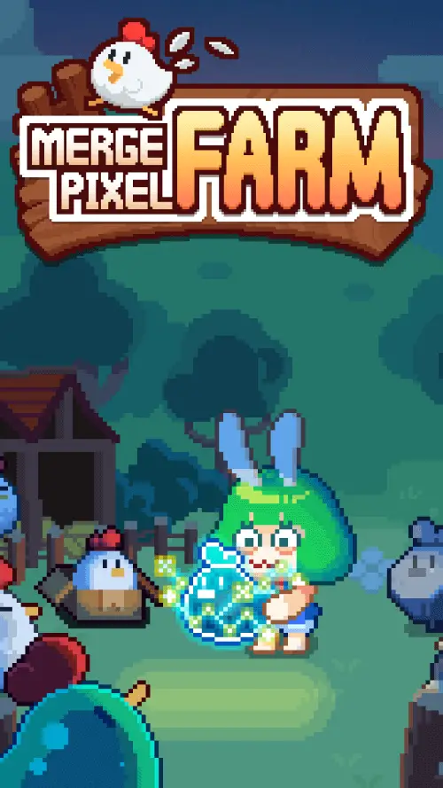 Screenshot of the Merge Pixel Farm app