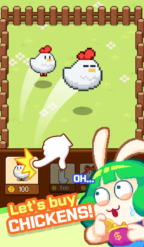 Screenshot of the Merge Pixel Farm app