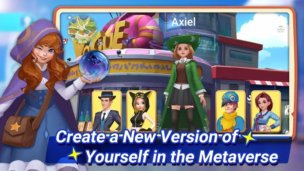 Screenshot of the MetaCity M game