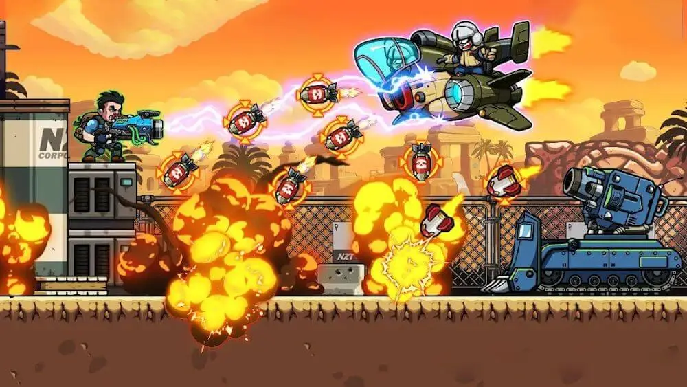 Screenshot of the Metal Shooter Slug Soldiers game