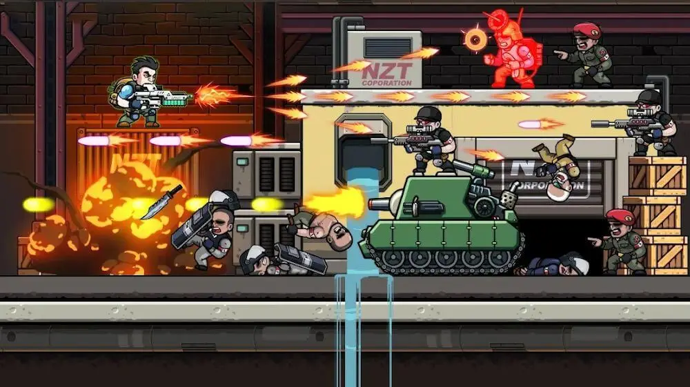 Screenshot of the Metal Shooter Slug Soldiers game