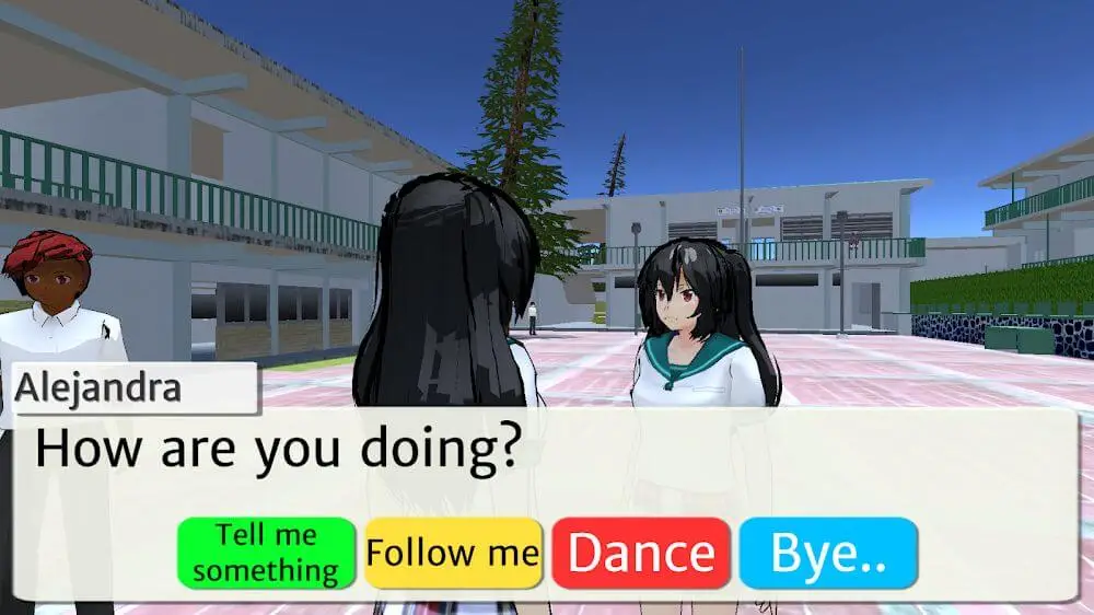 Screenshot of the Mexican High School Simulator game