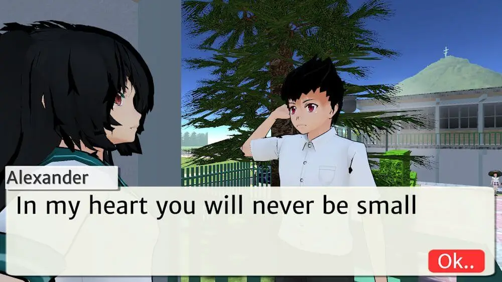 Screenshot of the Mexican High School Simulator game