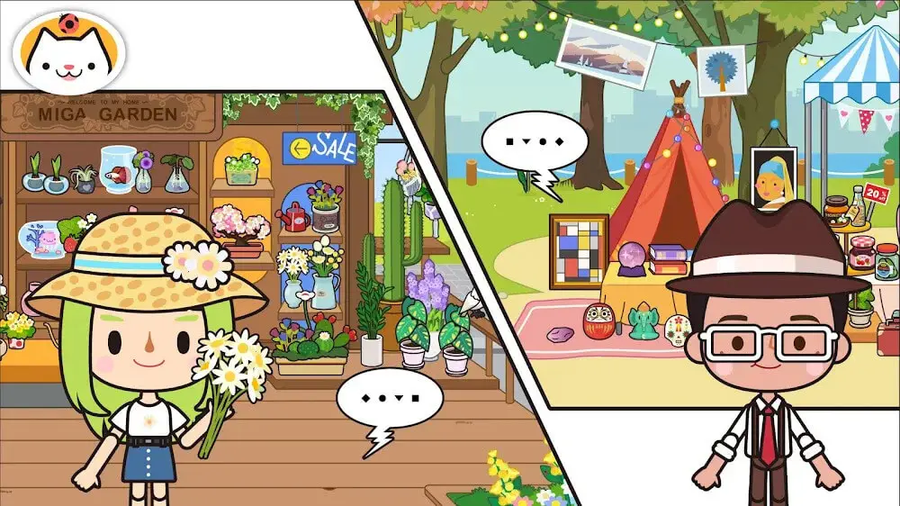 Screenshot of the Miga Town: My Apartment game
