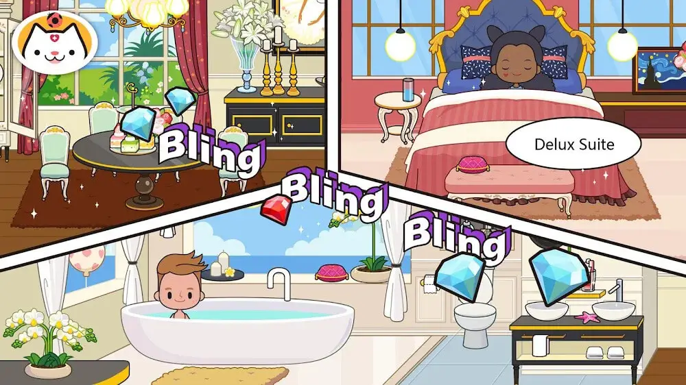 Screenshot of the Miga Town: My Vacation game