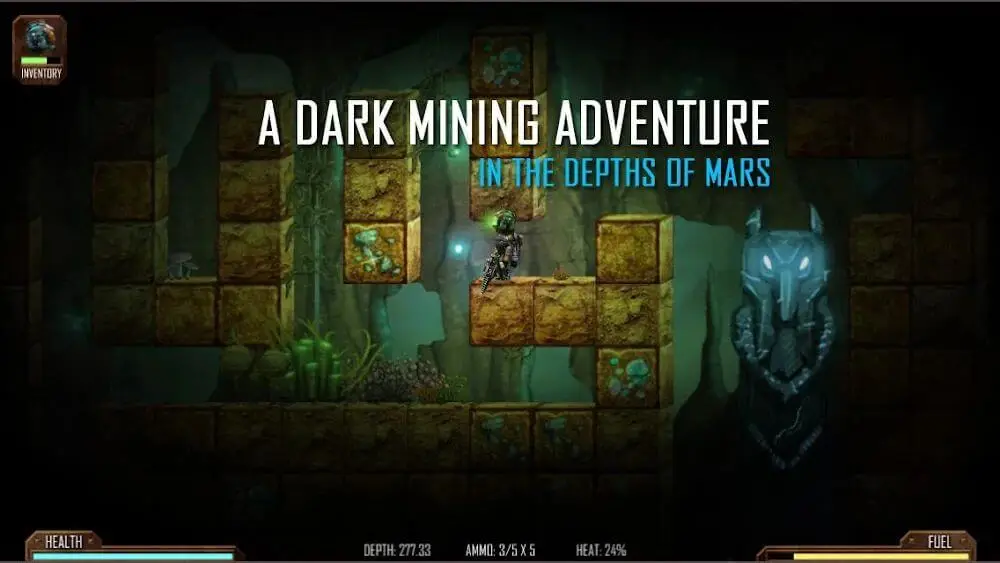 Screenshot of the Mines of Mars Scifi Mining RPG game