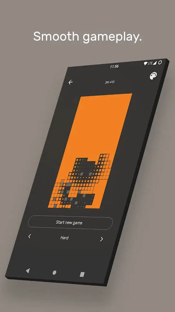 Screenshot of the Minesweeper app