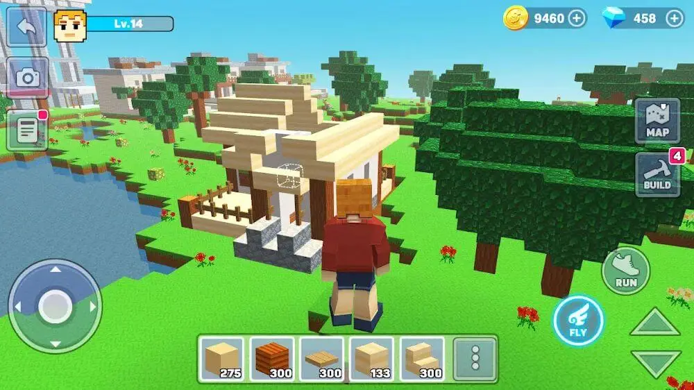 Screenshot of the MiniCraft: Blocky Craft 2022 game