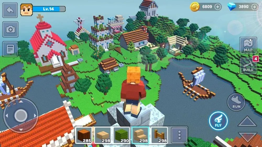 Screenshot of the MiniCraft: Blocky Craft 2022 game
