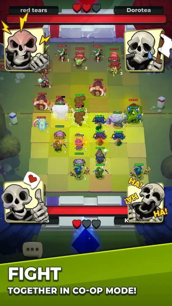 Screenshot of the Mini Castle Duels app