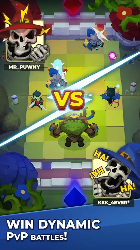 Screenshot of the Mini Castle Duels app