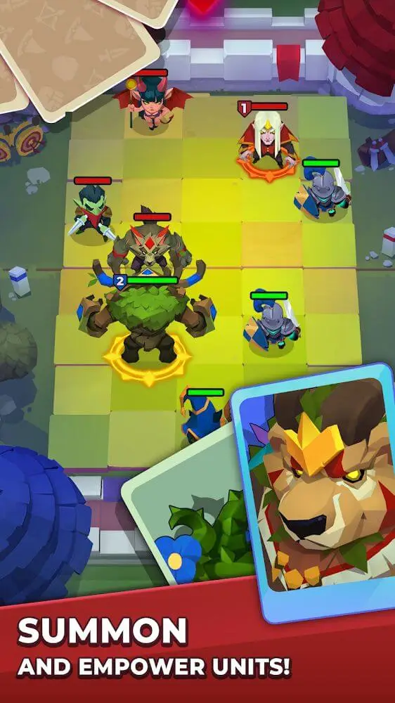 Screenshot of the Mini Castle Duels app