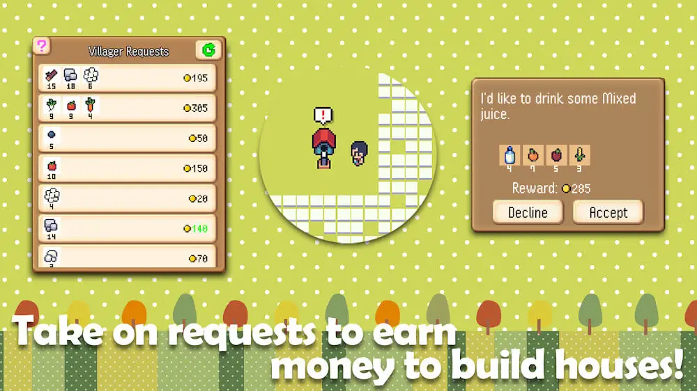 Screenshot of the Mini Mini Farm game