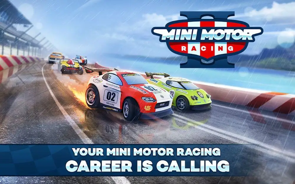 Screenshot of the Mini Motor Racing 2 game