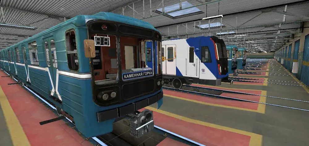 Screenshot of the Minsk Subway Simulator game