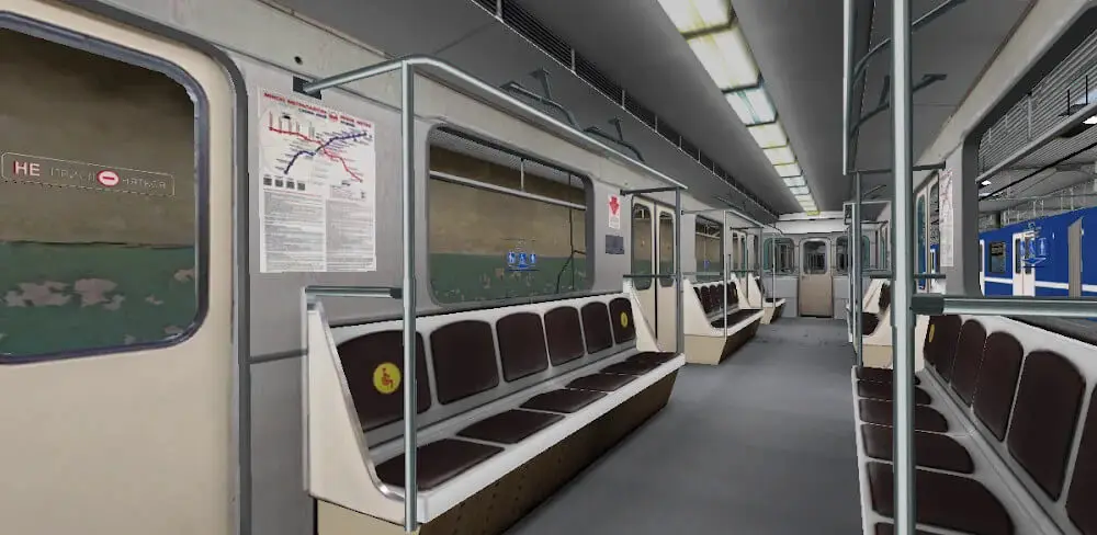 Screenshot of the Minsk Subway Simulator game