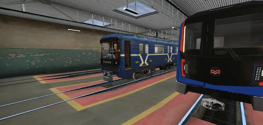 Screenshot of the Minsk Subway Simulator game