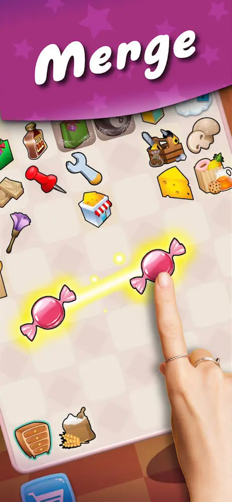 Screenshot of the Miss Merge: Mystery Story app