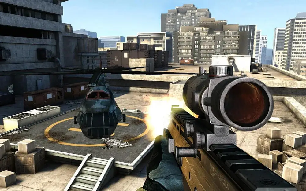 Screenshot of the Modern Combat 3 game
