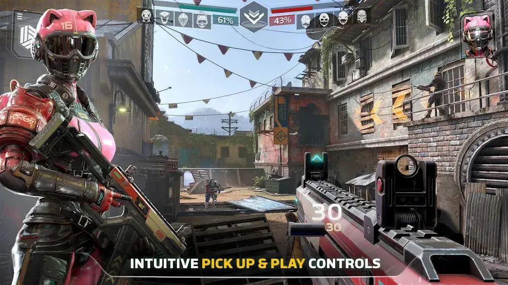 Screenshot of the Modern Combat Versus game